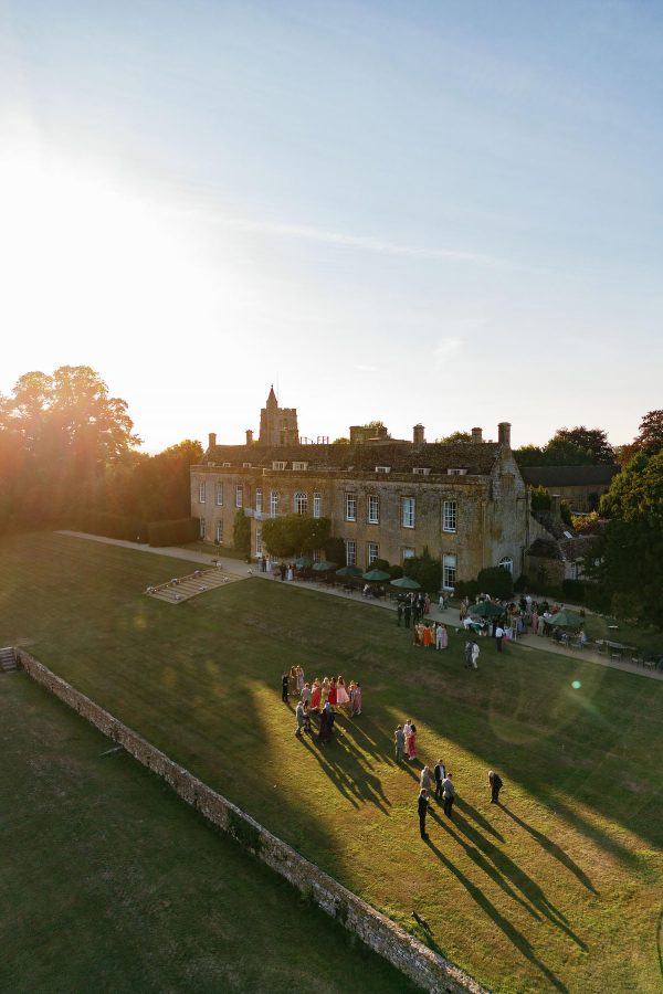 drone photo of North Cadbury Court