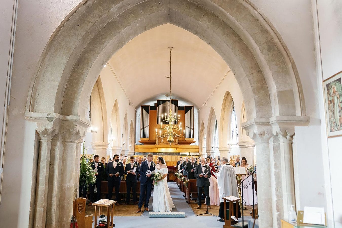 olveston church wedding