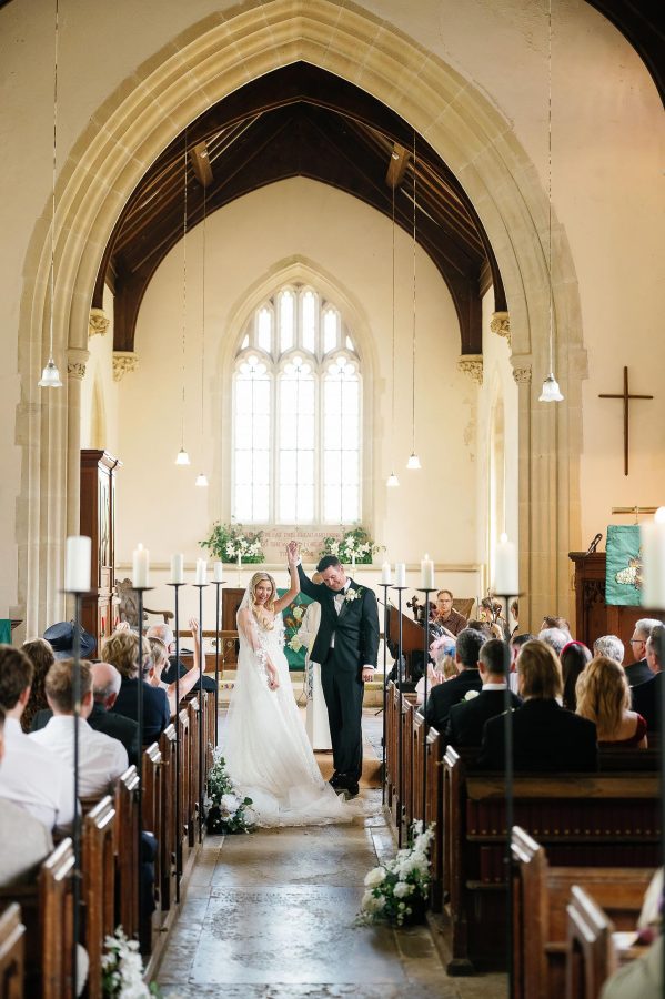 Lulworth Castle church wedding ceremony