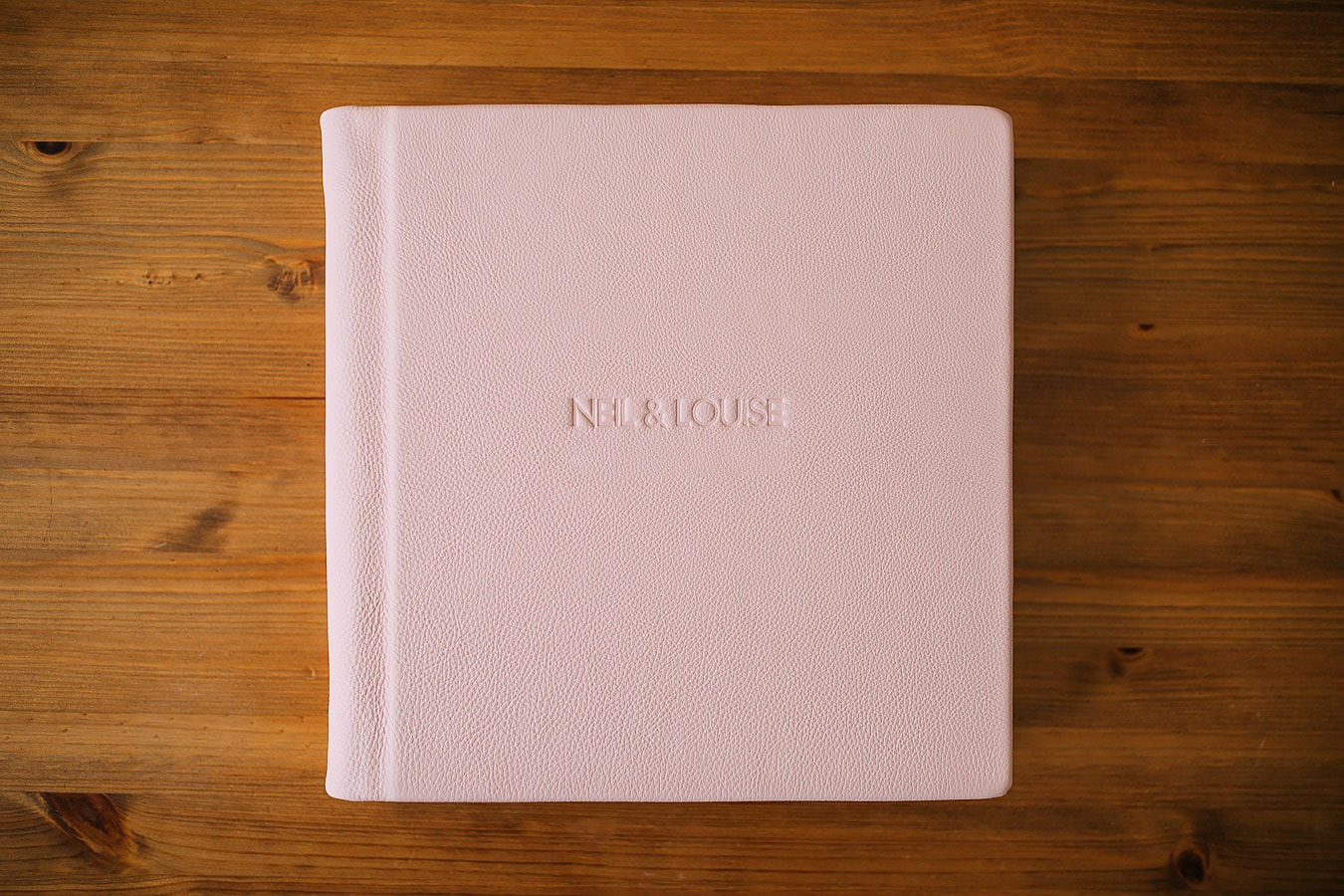 pink wedding album