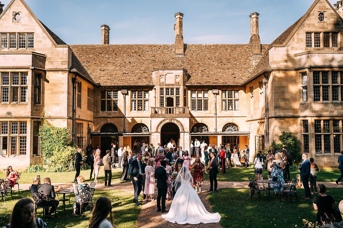 sunny autumn wedding at Coombe Lodge