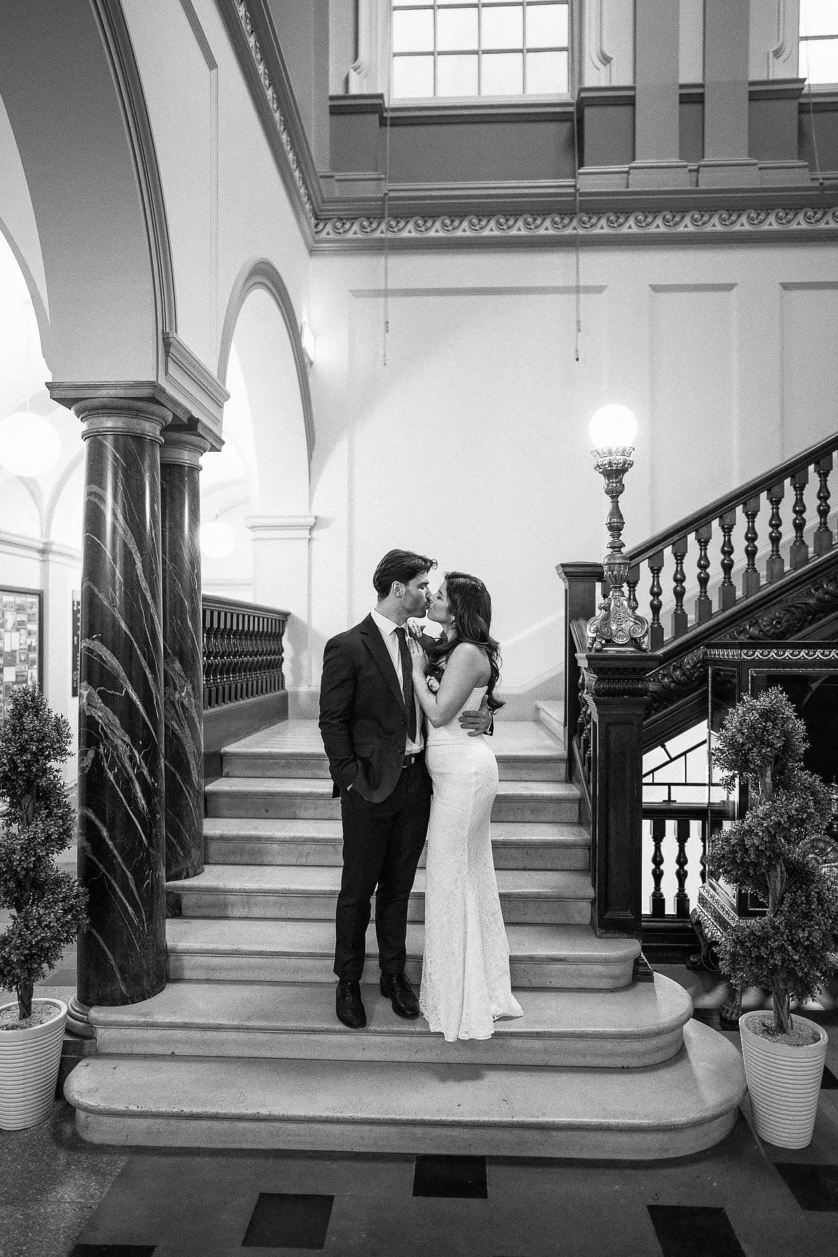 couple photo inside bath registry office