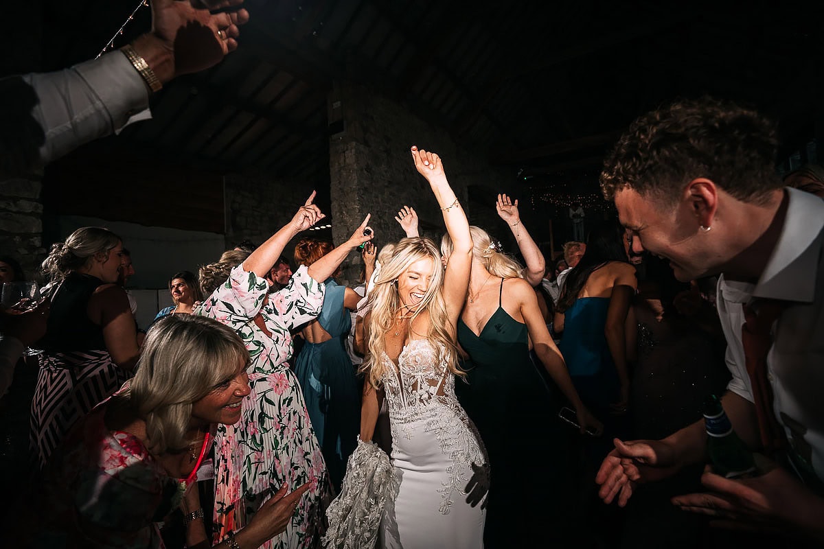 bride dancing