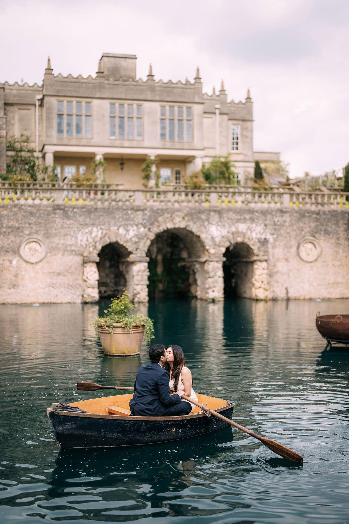 proposal in a boat