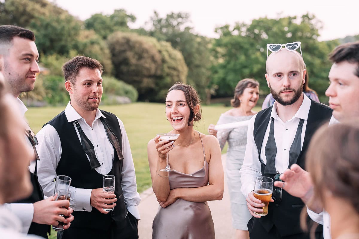 guest drinking espresso martini