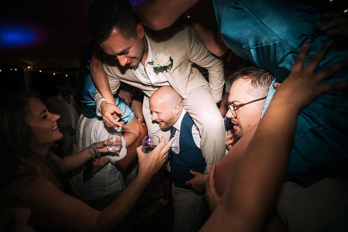 dancing at Chateau De Seyre wedding