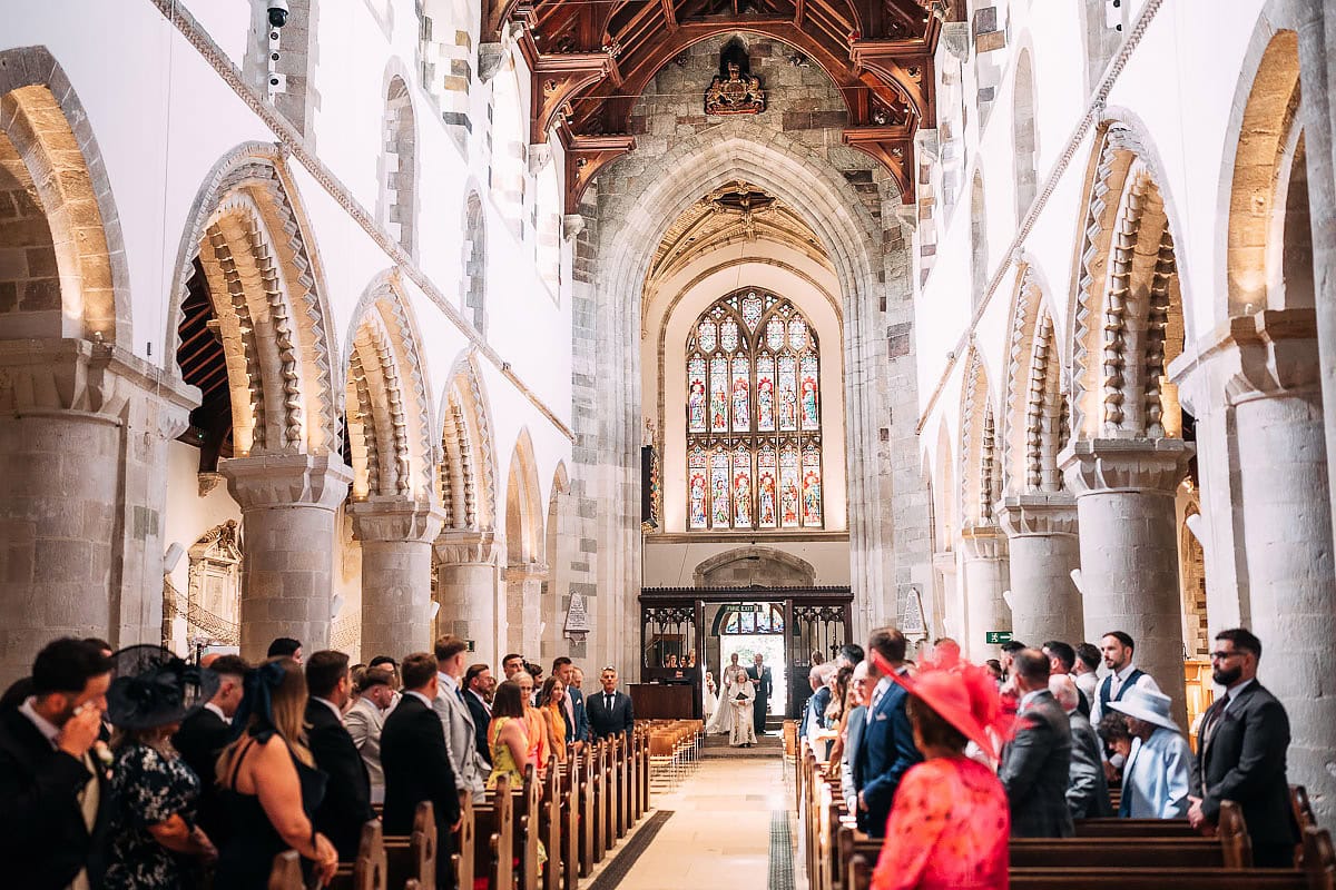 inside Wimborne Minster 