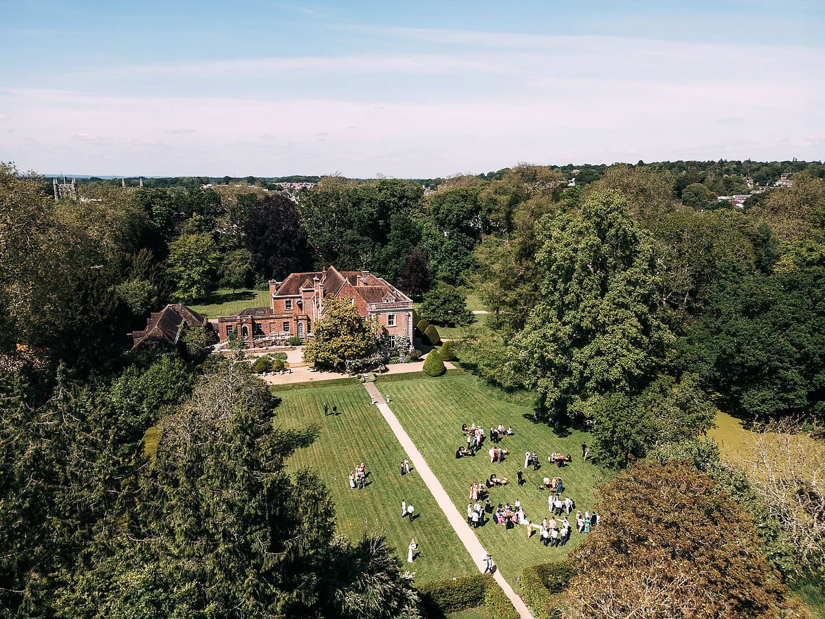 Deans Court drone photo