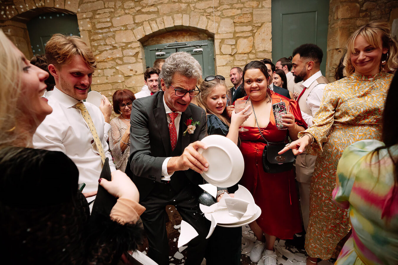 smashing plates greek wedding