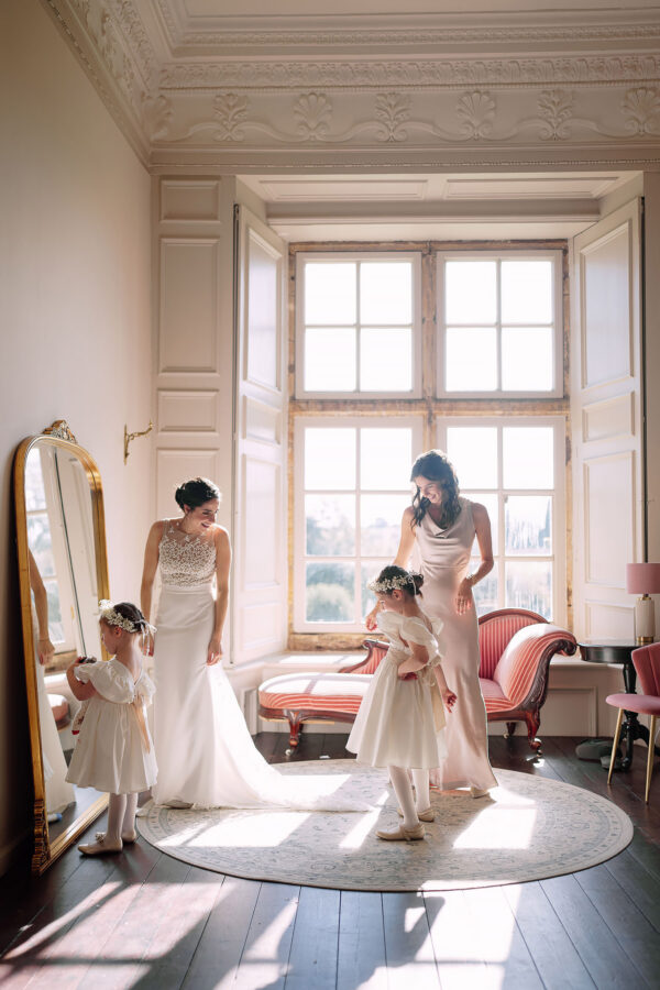 getting ready at brympton house