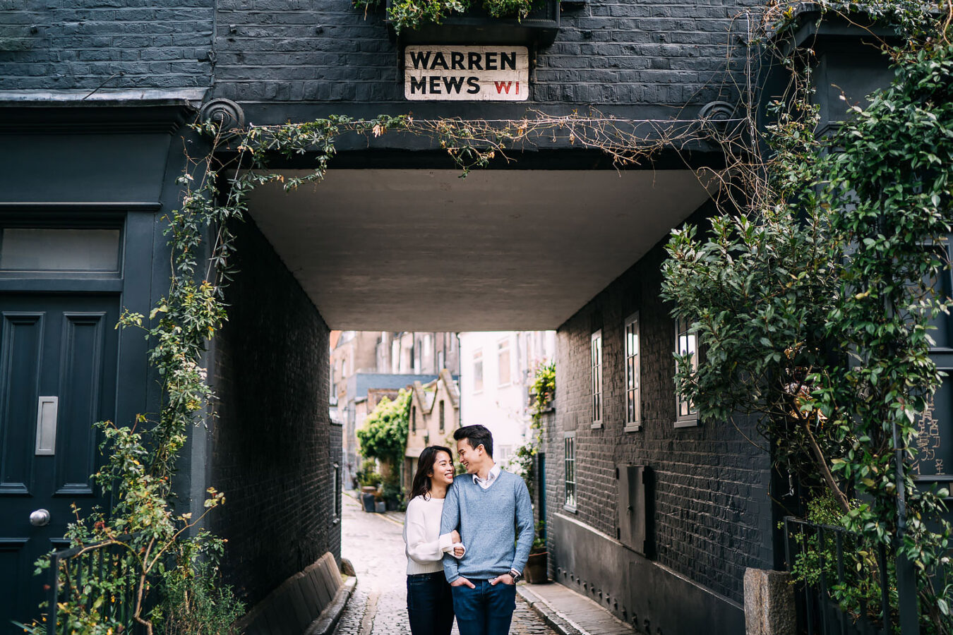 cool london engagement shoot location