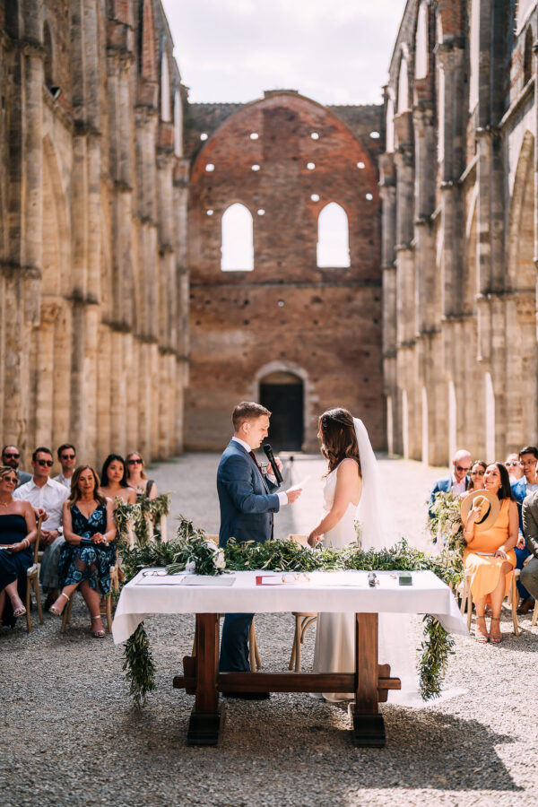 wedding ceremony outside