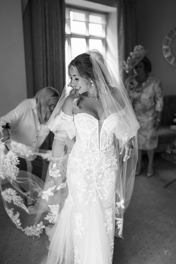 bride getting ready