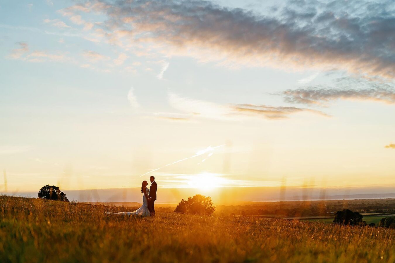 beautiful sunset photo at coombe lodge