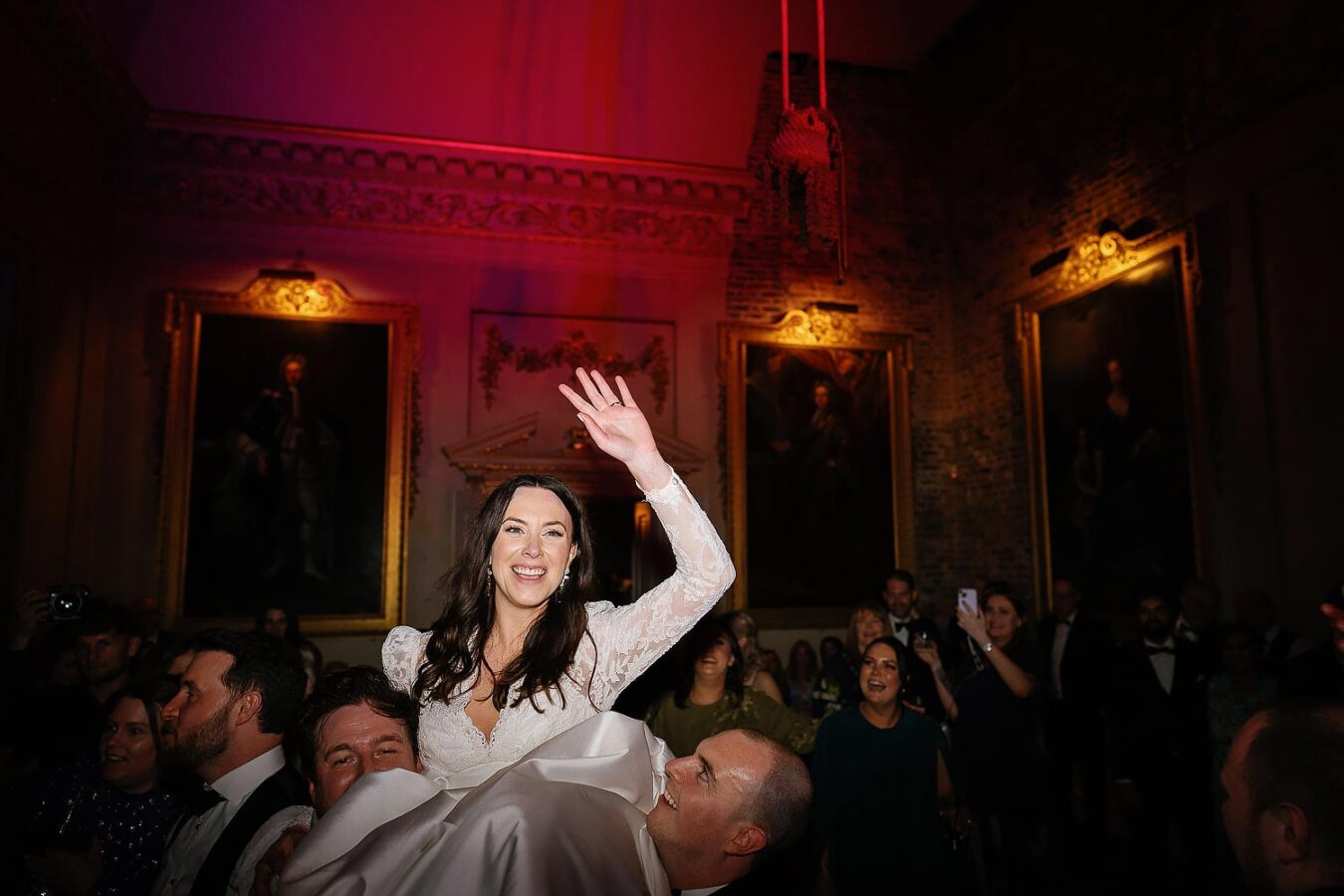 bride dancing in st giles house