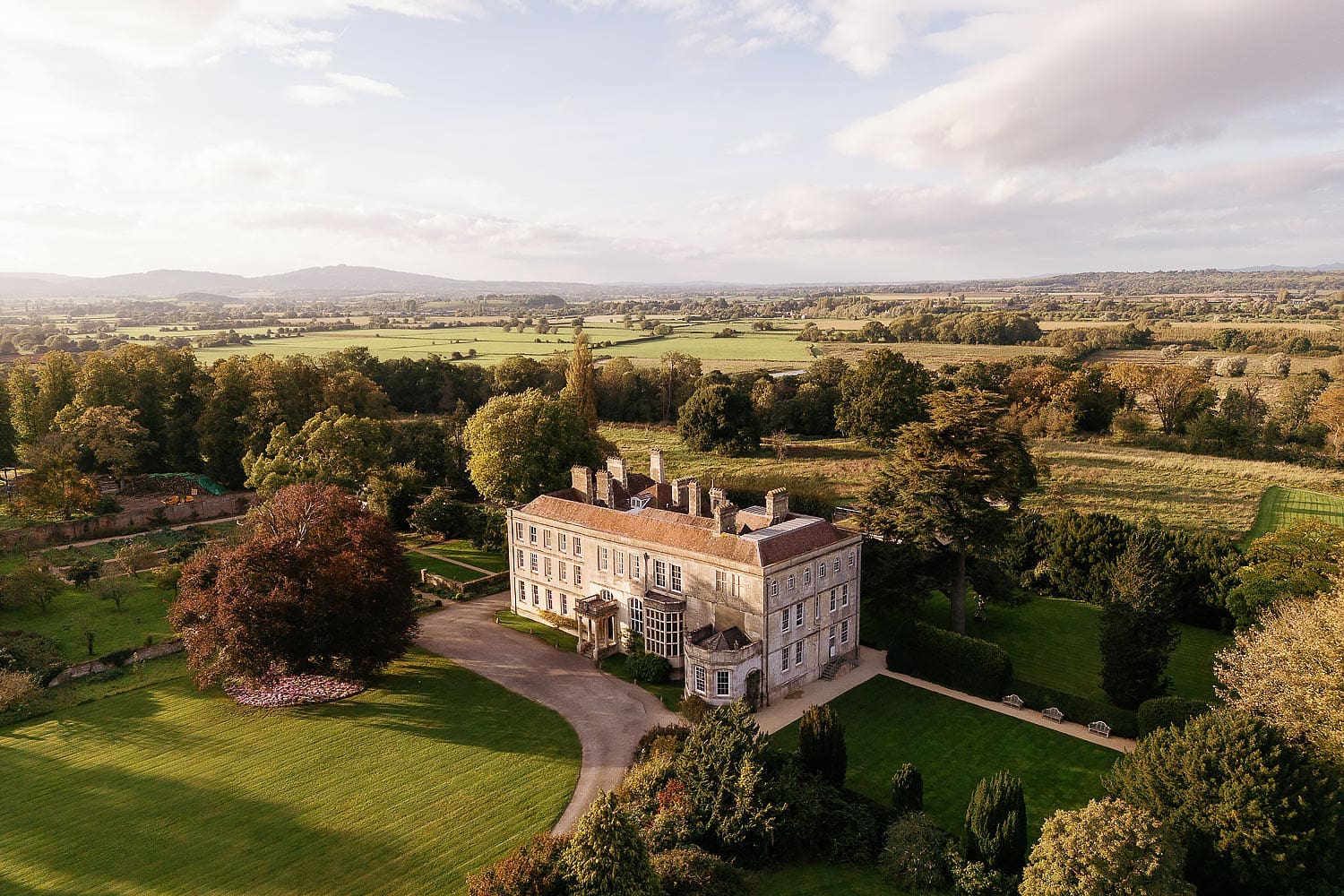 drone photo of elmore court