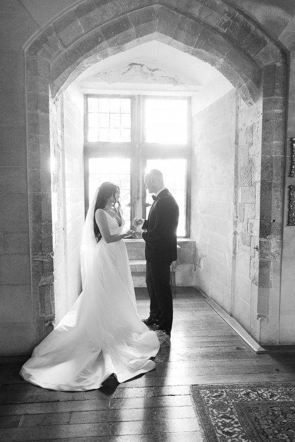 couple photos inside Berkeley Castle