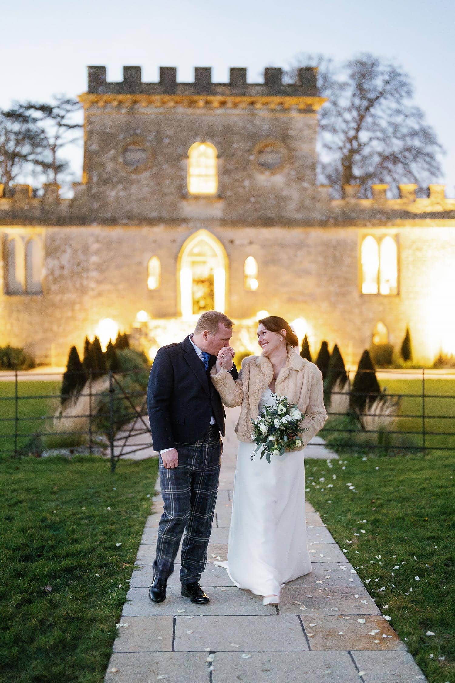 ivy lodge winter wedding