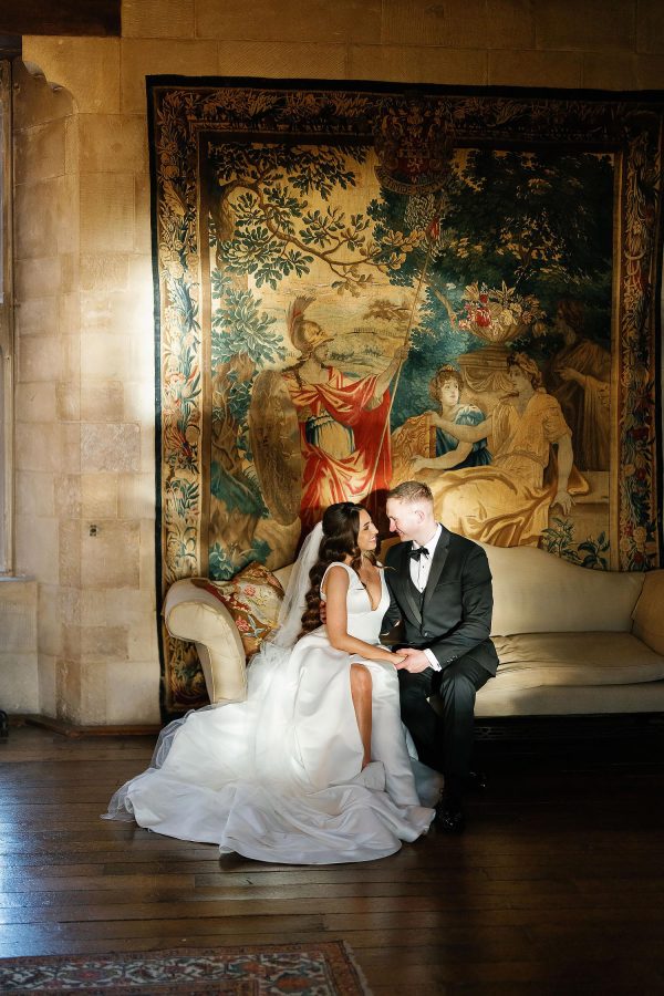 castle wedding indoors